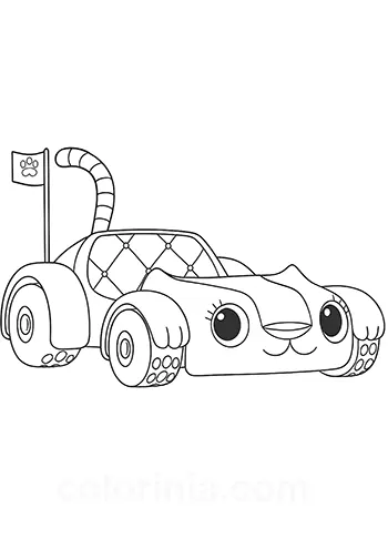carlita para colorir