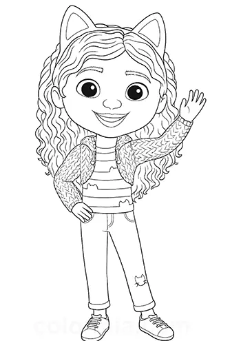 Gabby para colorir e imprimir