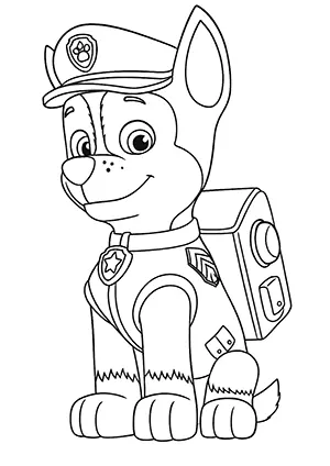chase para colorir e imprimir