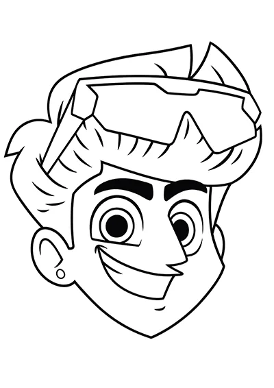 Desenho do Natan Por aí para colorir