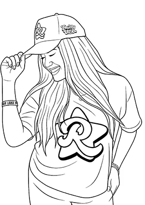 Emily vick para colorir