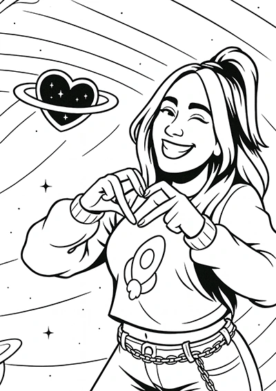 desenhos para colorir da katlenof dos rosa