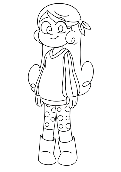 Milly Mundo Torajo para colorir