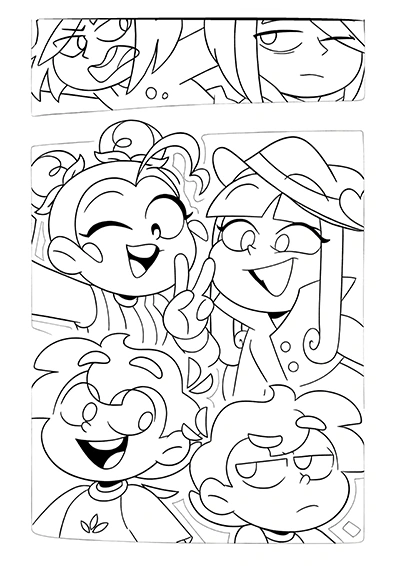 Personagens do Mundo Torajo para colorir
