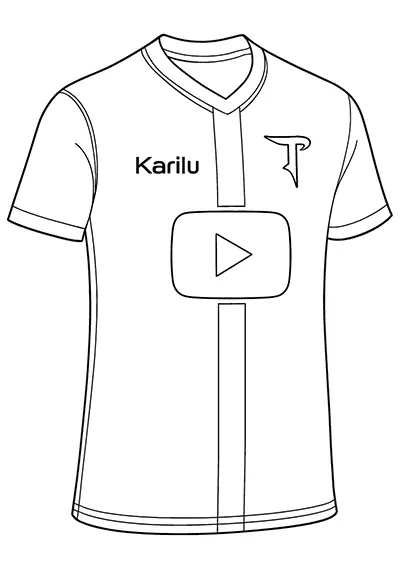 Taspio Camiseta para colorir 