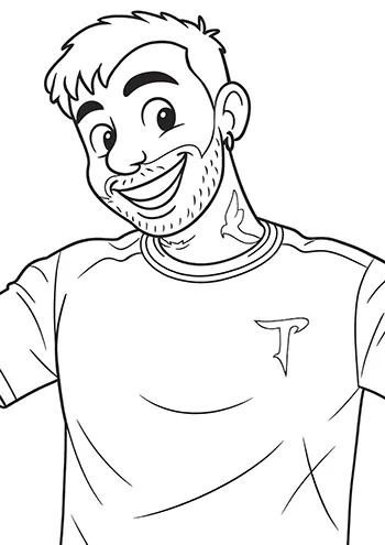 Tropa do Taspio para colorir