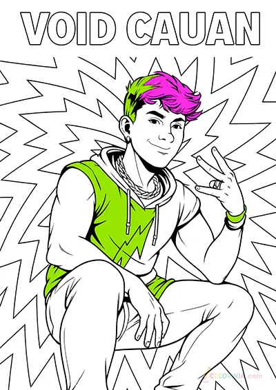 void cauan para colorir e imprimir