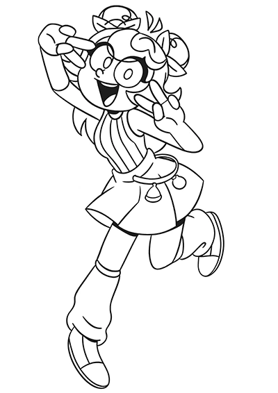 zoe mundo torajo para colorir