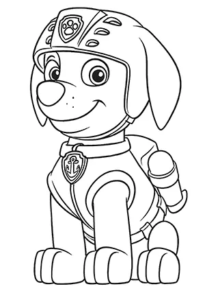 Zuma Patrulha para colorir